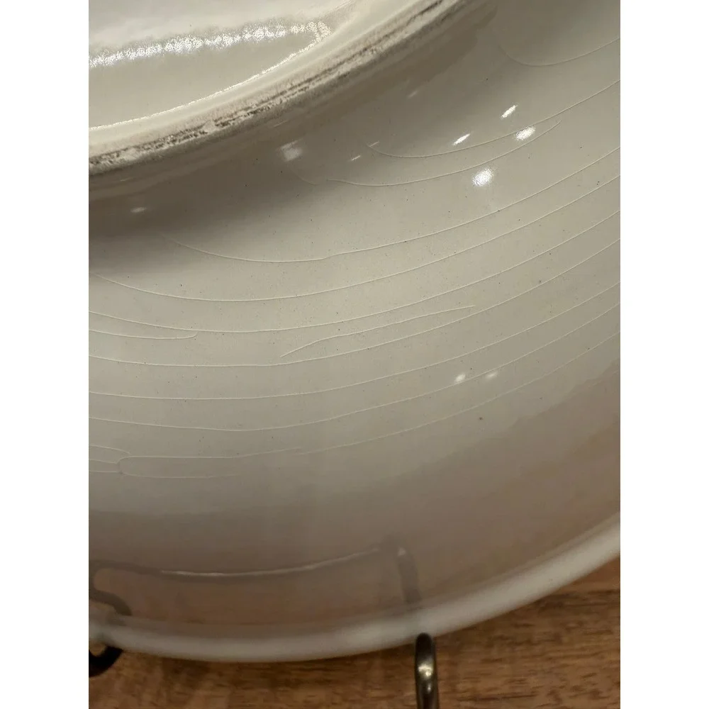 Vintage Italian Ceramic La Pasta Serving Bowl‎ Made in Italy Blue White 12 Inch